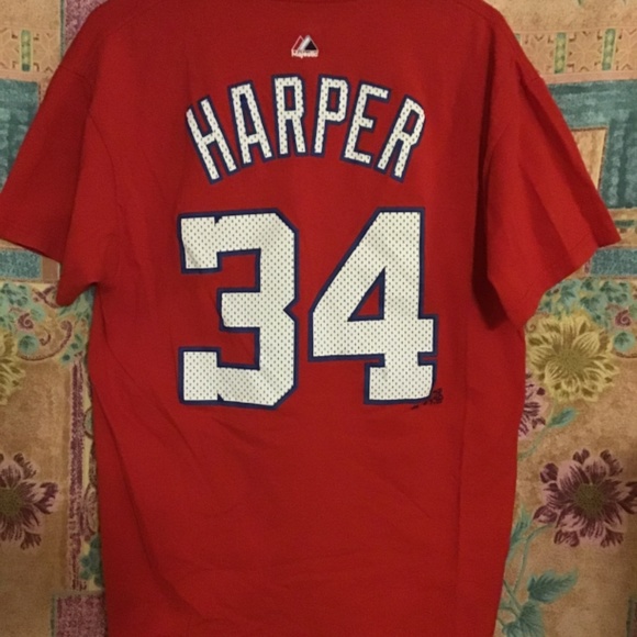Majestic Bryce Harper T-Shirt - Picture 2 of 3
